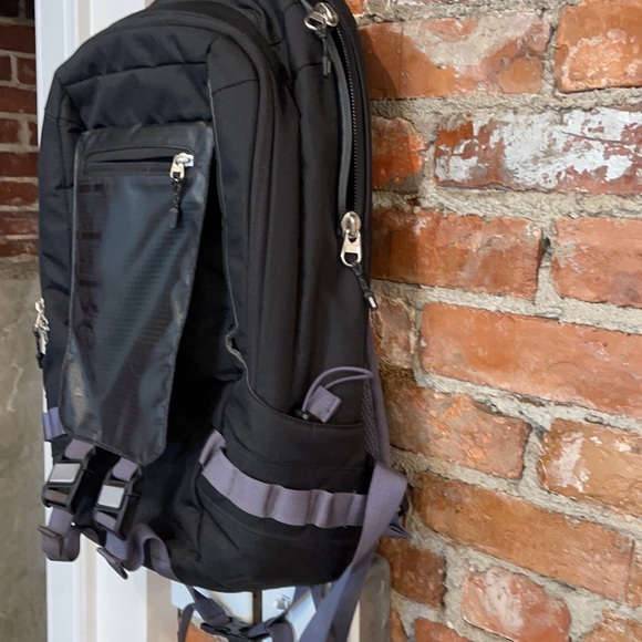 LLBean black backpack with soft section for laptop - Picture 3 of 15